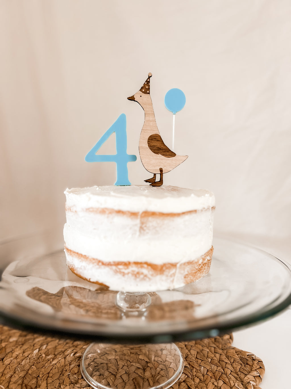 Goose Cake Topper