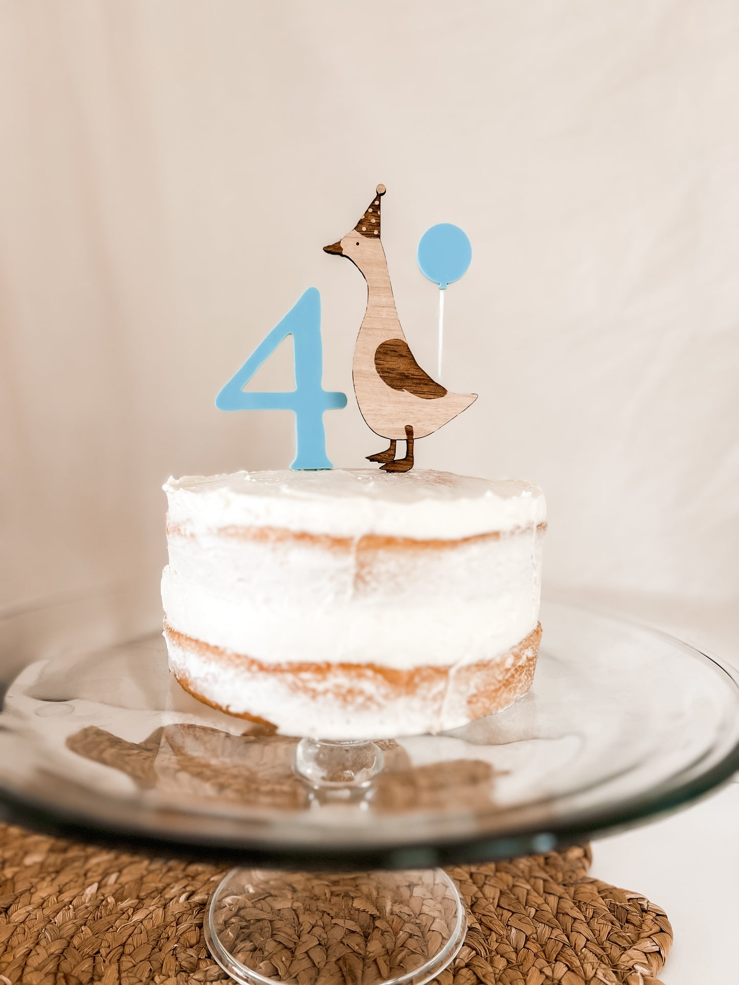 Goose Cake Topper