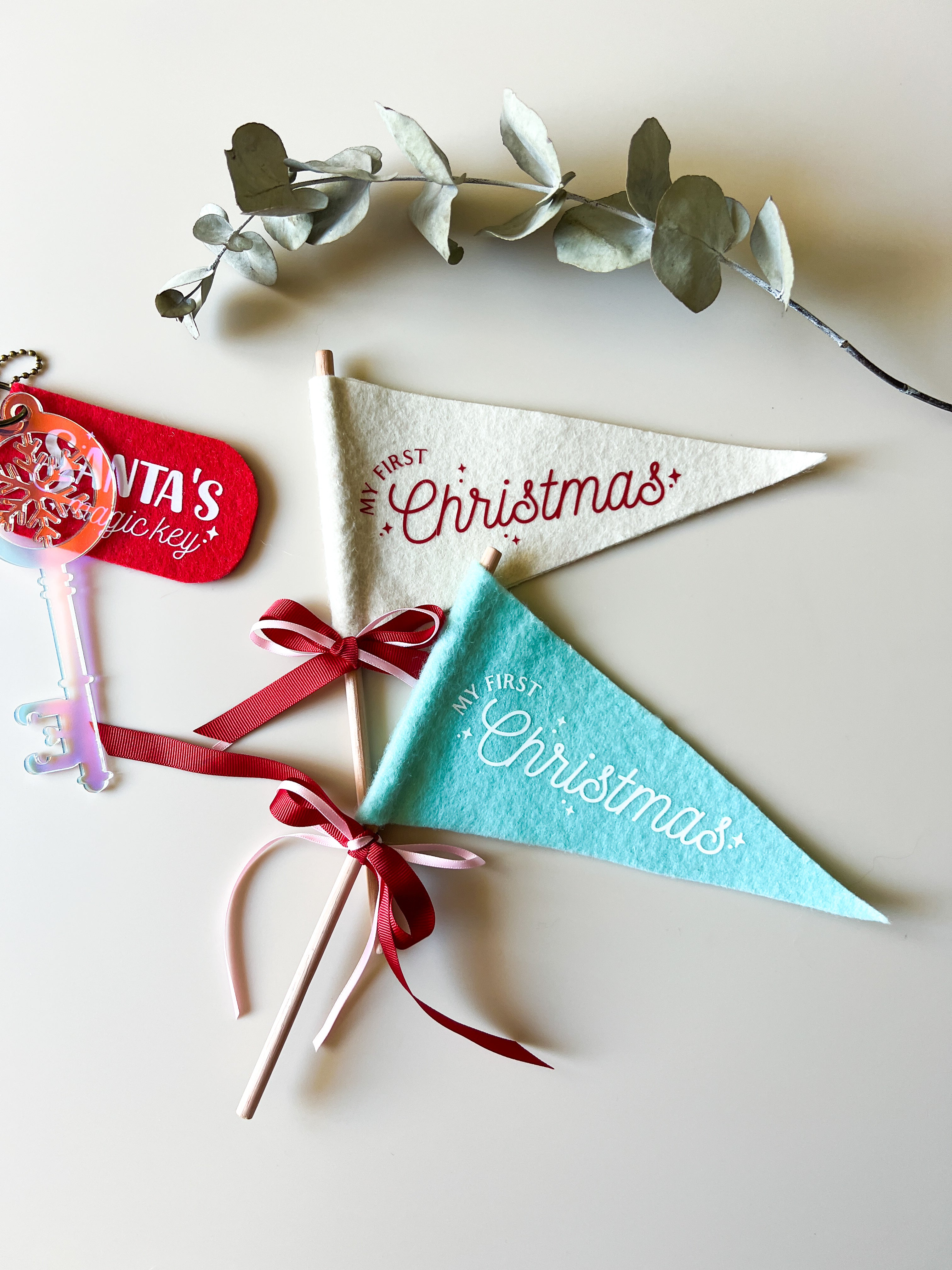 Mini Flag ‘My First Christmas’
