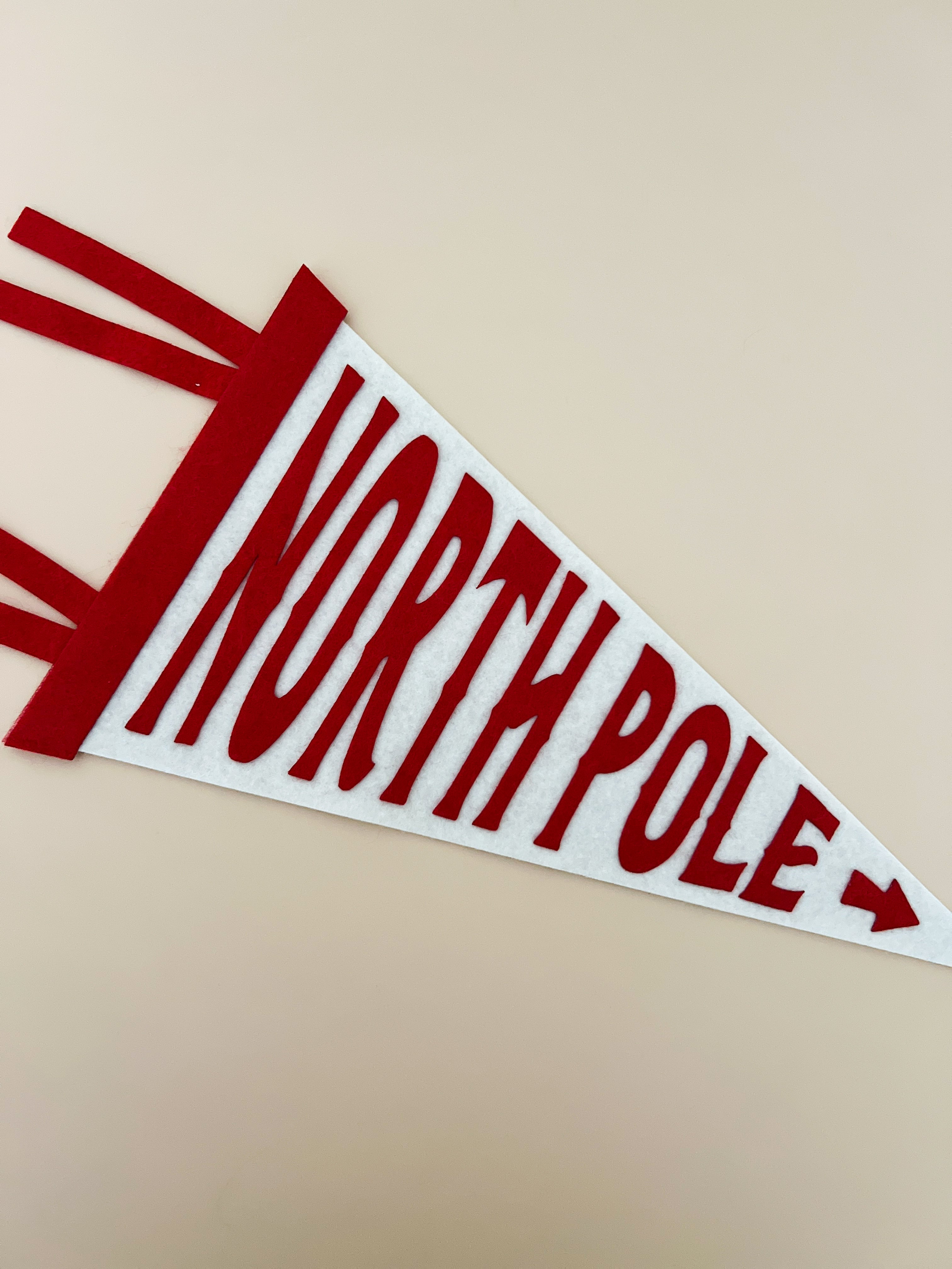 North Pole Pennant Flag