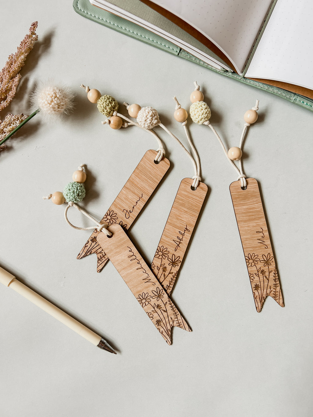 Personalised Bookmark - Wildflower