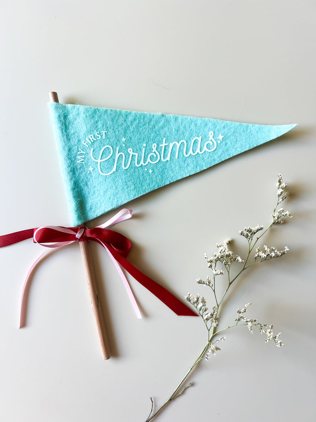 Mini Flag ‘My First Christmas’