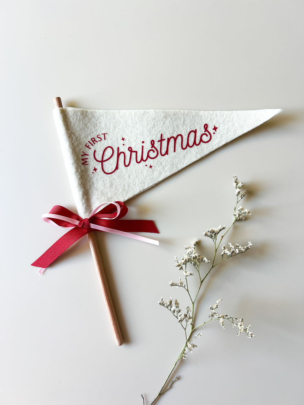 Mini Flag ‘My First Christmas’