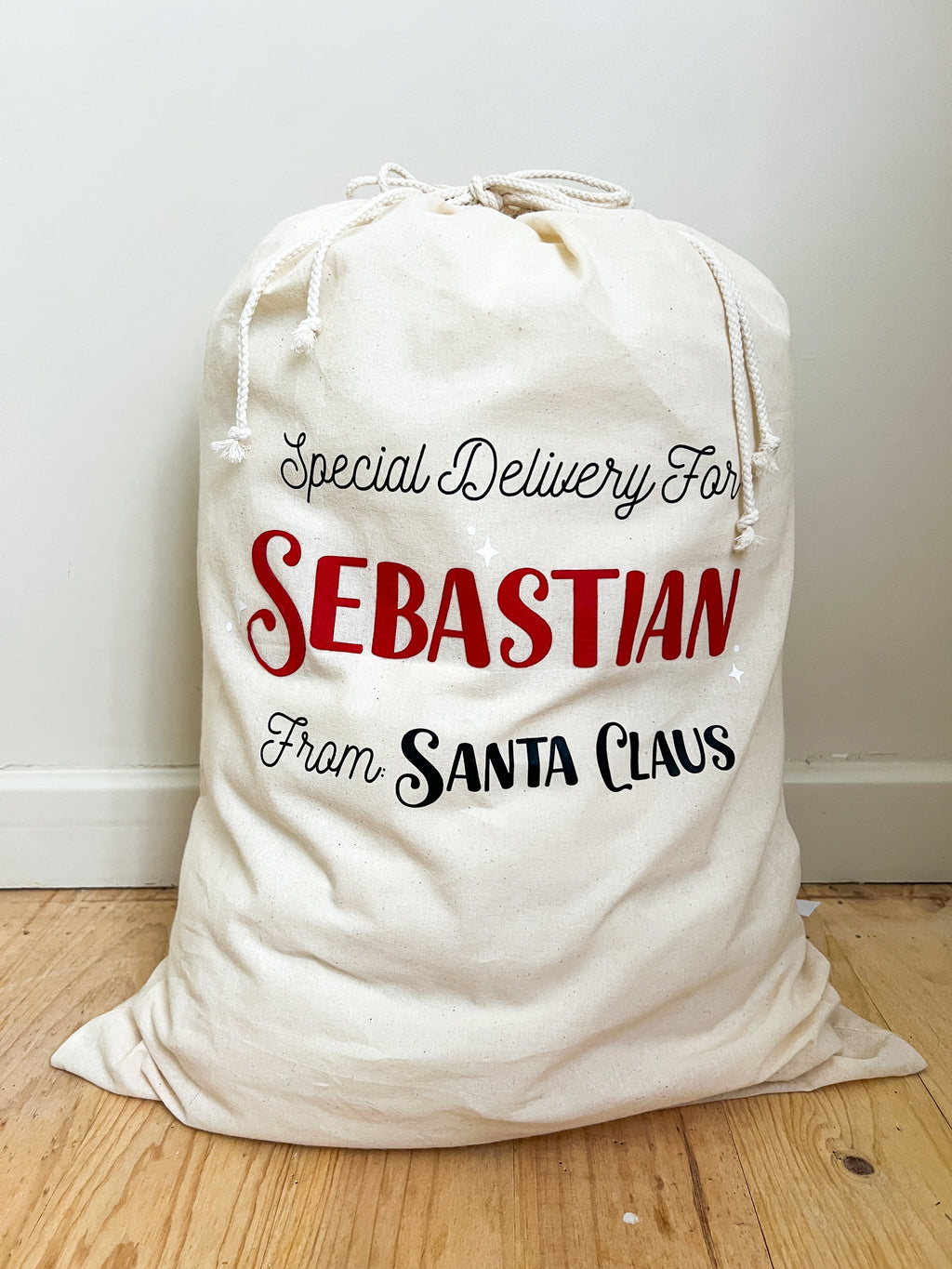 Custom Name Santa Sack