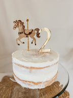 Cake Topper - Carousel Horse