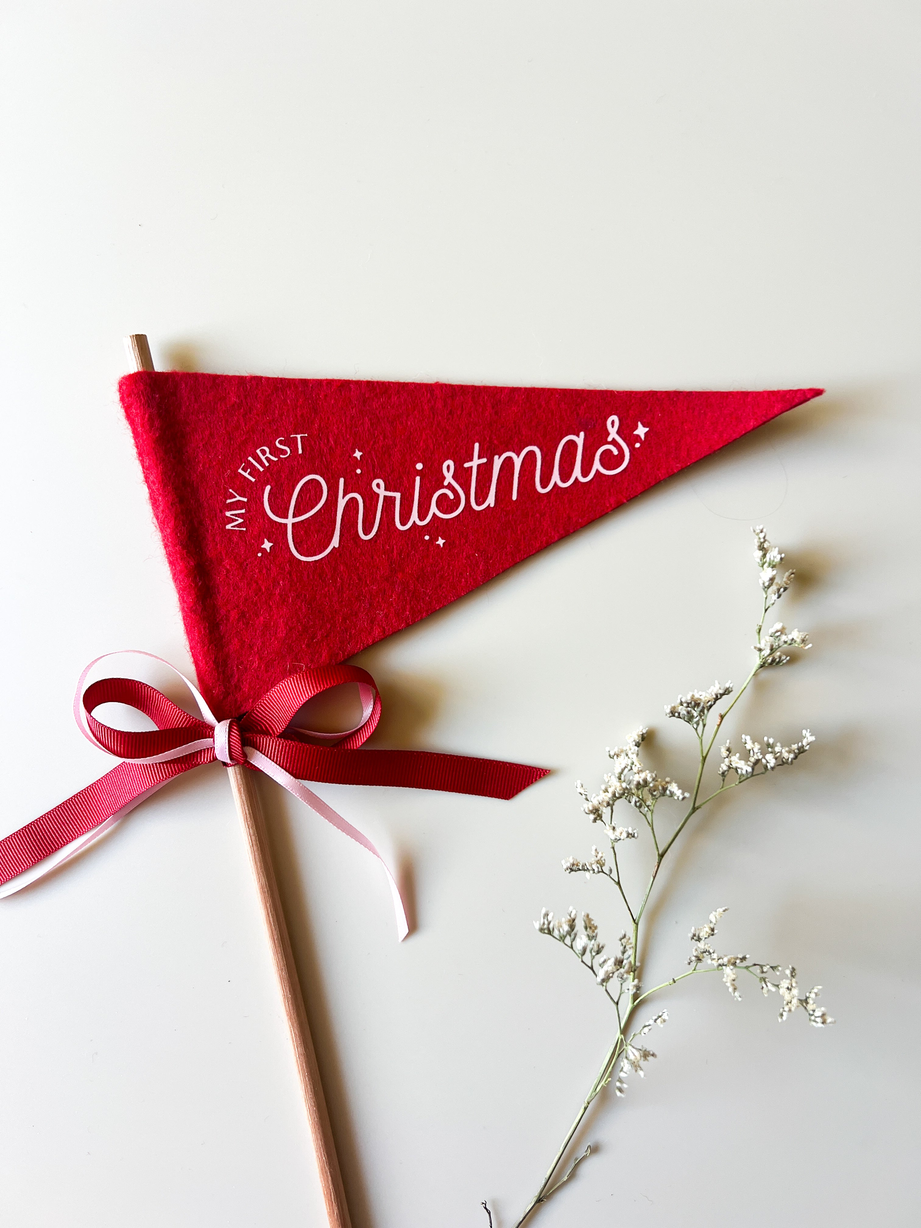 Mini Flag ‘My First Christmas’