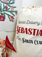Custom Name Santa Sack
