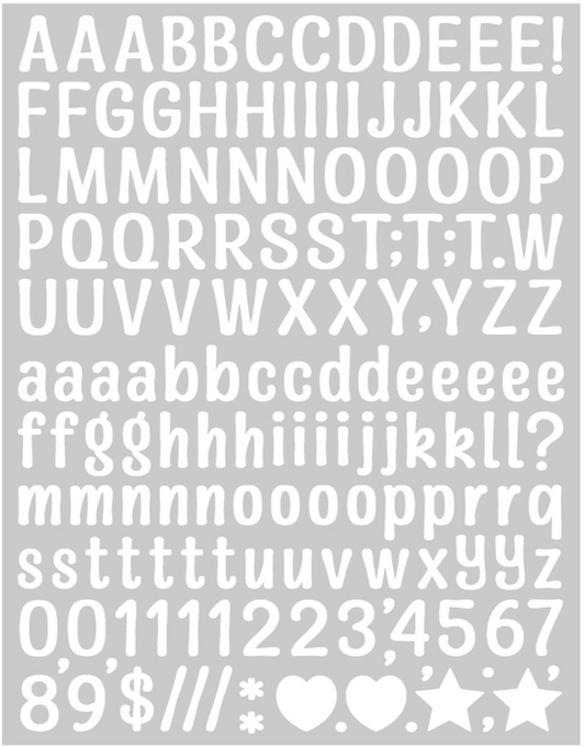 Sticker Sheets for Customisable Easter Tags